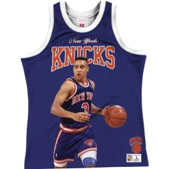 Apparel Mitchell & Ness T-Shirts & Tops-Sublimated Player Tank New York Knicks John Starks