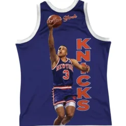 Apparel Mitchell & Ness T-Shirts & Tops-Sublimated Player Tank New York Knicks John Starks