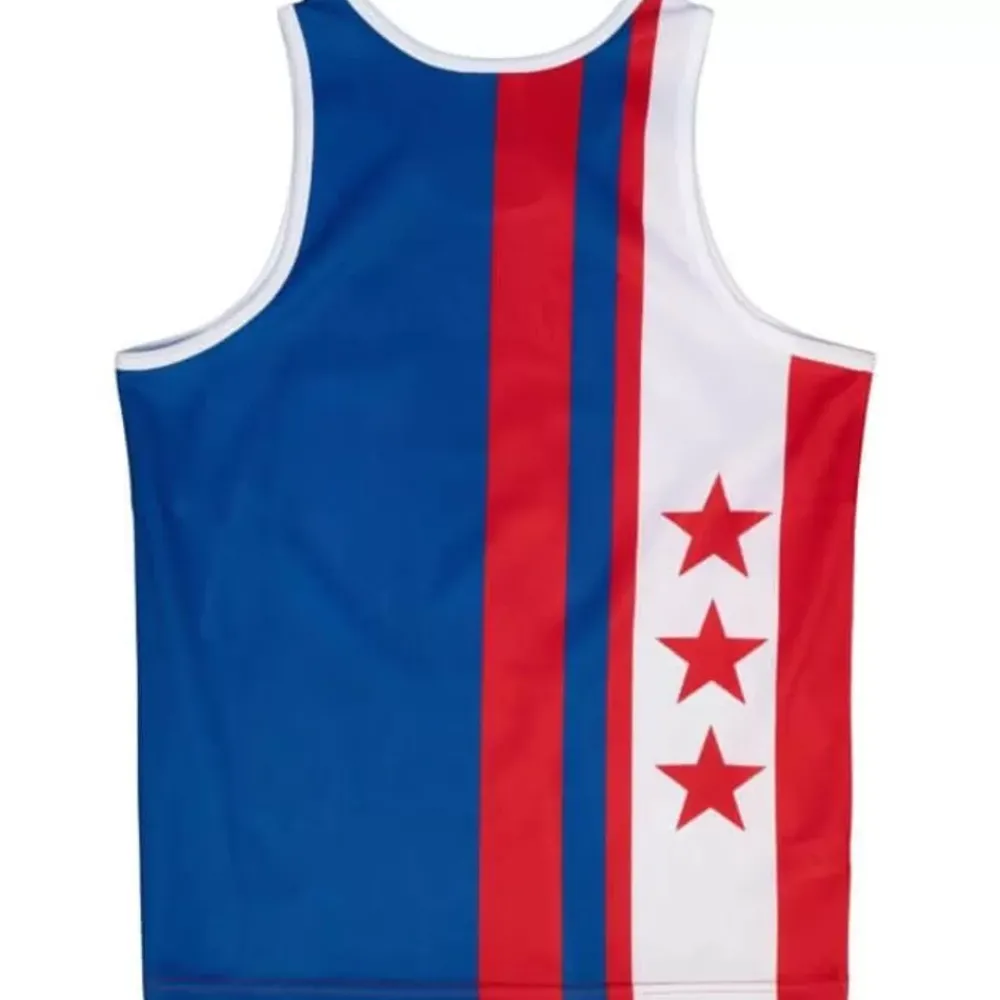 Apparel Mitchell & Ness T-Shirts & Tops-Sublimated Player Tank New York Nets Julius Erving