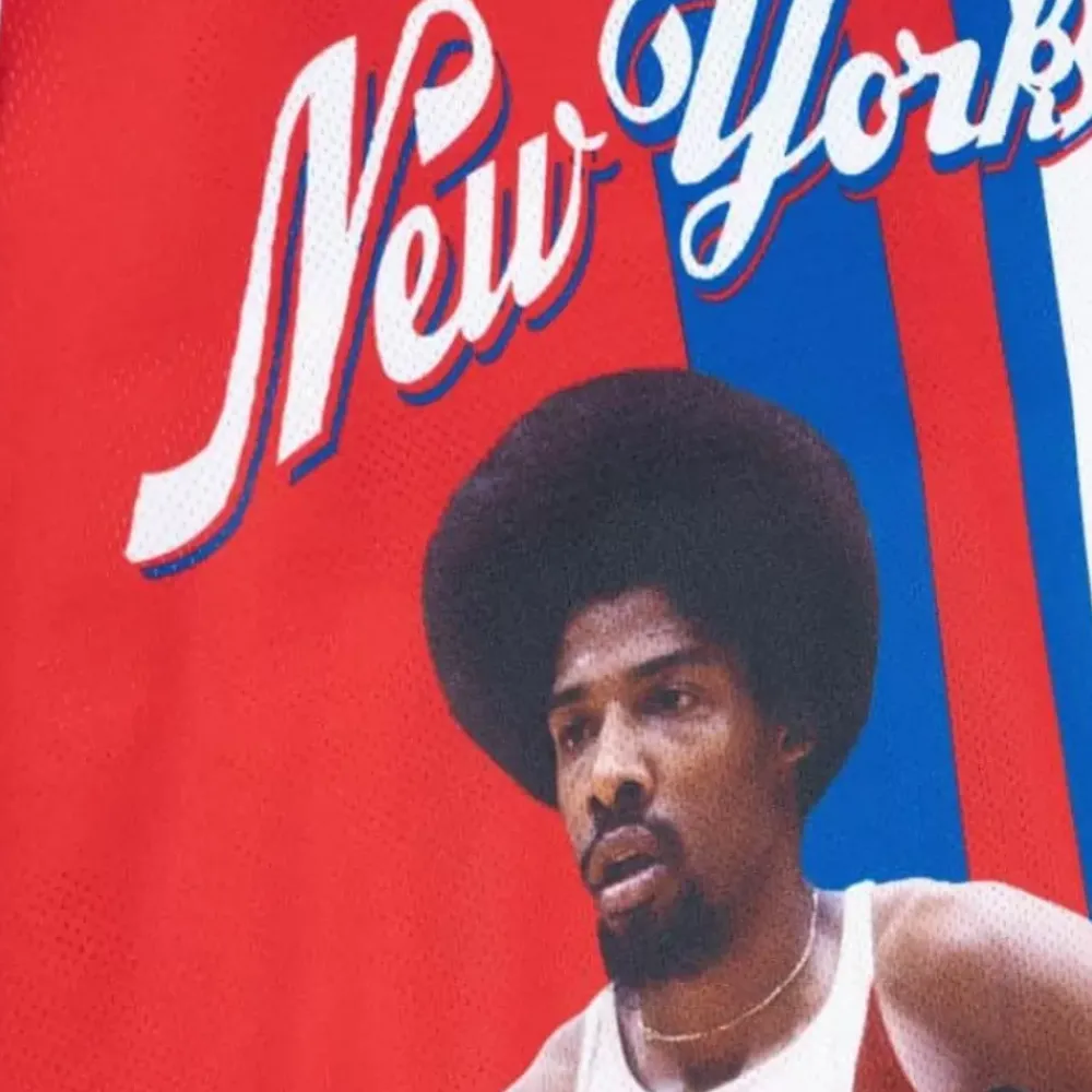 Apparel Mitchell & Ness T-Shirts & Tops-Sublimated Player Tank New York Nets Julius Erving