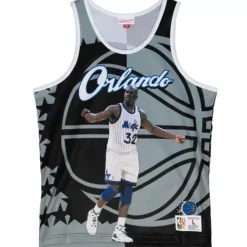 Apparel Mitchell & Ness T-Shirts & Tops-Sublimated Player Tank Orlando Magic Shaquille O'Neal