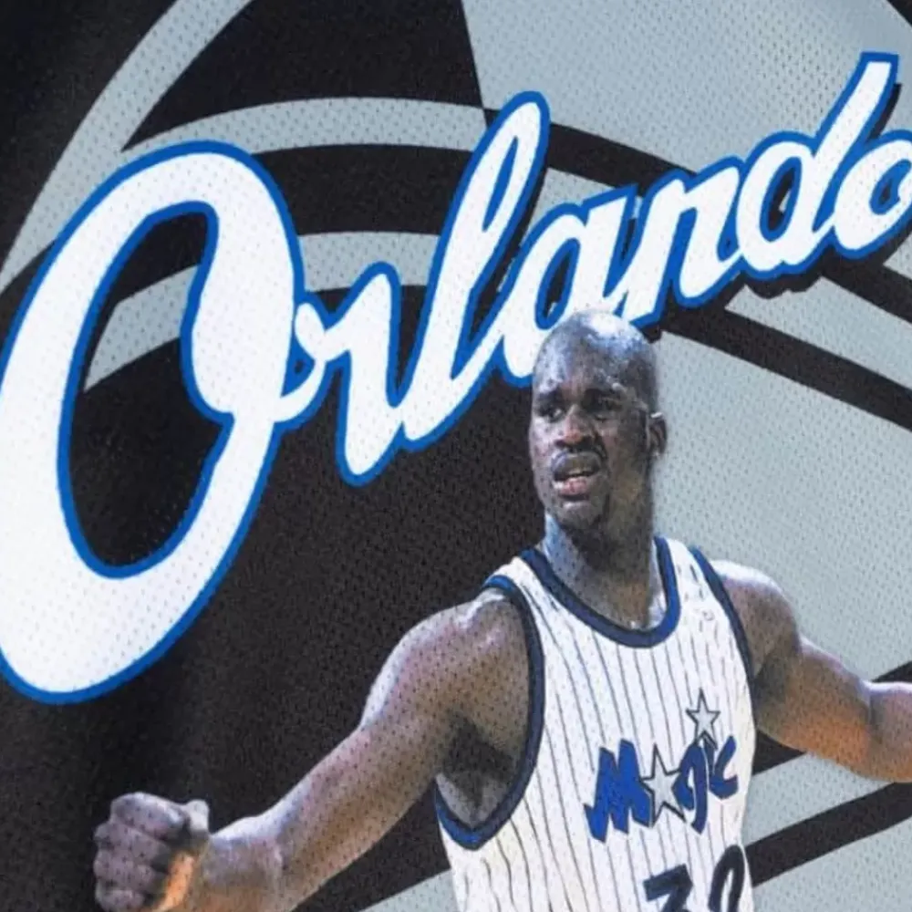 Apparel Mitchell & Ness T-Shirts & Tops-Sublimated Player Tank Orlando Magic Shaquille O'Neal