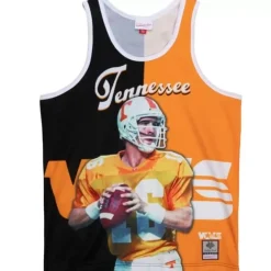 Apparel Mitchell & Ness T-Shirts & Tops-Sublimated Player Tank University Of Tennessee Peyton Manning