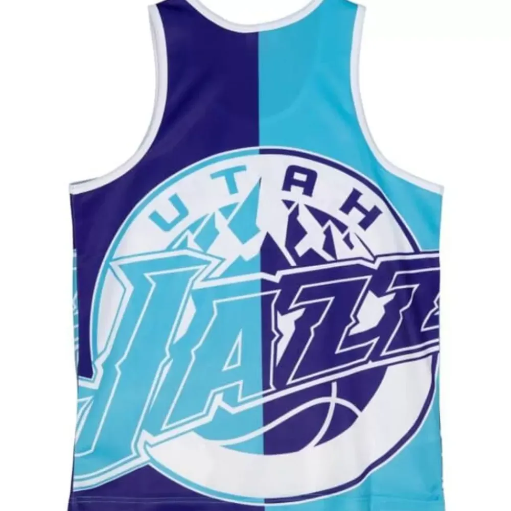 Apparel Mitchell & Ness T-Shirts & Tops-Sublimated Player Tank Utah Jazz Karl Malone