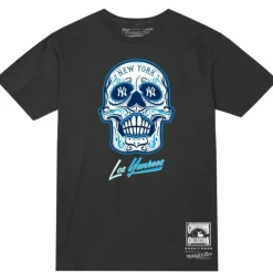 Apparel Mitchell & Ness T-Shirts & Tops-Sugar Skull Tee New York Yankees