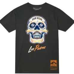 Apparel Mitchell & Ness T-Shirts & Tops-Sugar Skull Tee San Diego Padres