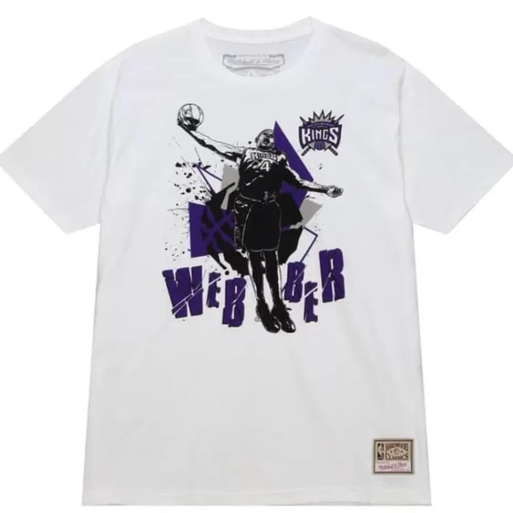 Apparel Mitchell & Ness T-Shirts & Tops-Suite Sensations Tee Sacramento Kings Chris Webber