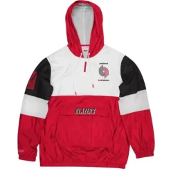Apparel Mitchell & Ness Jackets & Outerwear-Surprise Win Windbreaker Portland Trail Blazers
