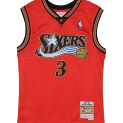 Apparel Mitchell & Ness Big Kids-Swingman Allen Iverson Philadelphia 76Ers Alternate Jersey