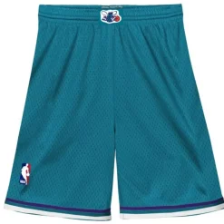 Apparel Mitchell & Ness Big Kids-Swingman Charlotte Hornets Road Shorts