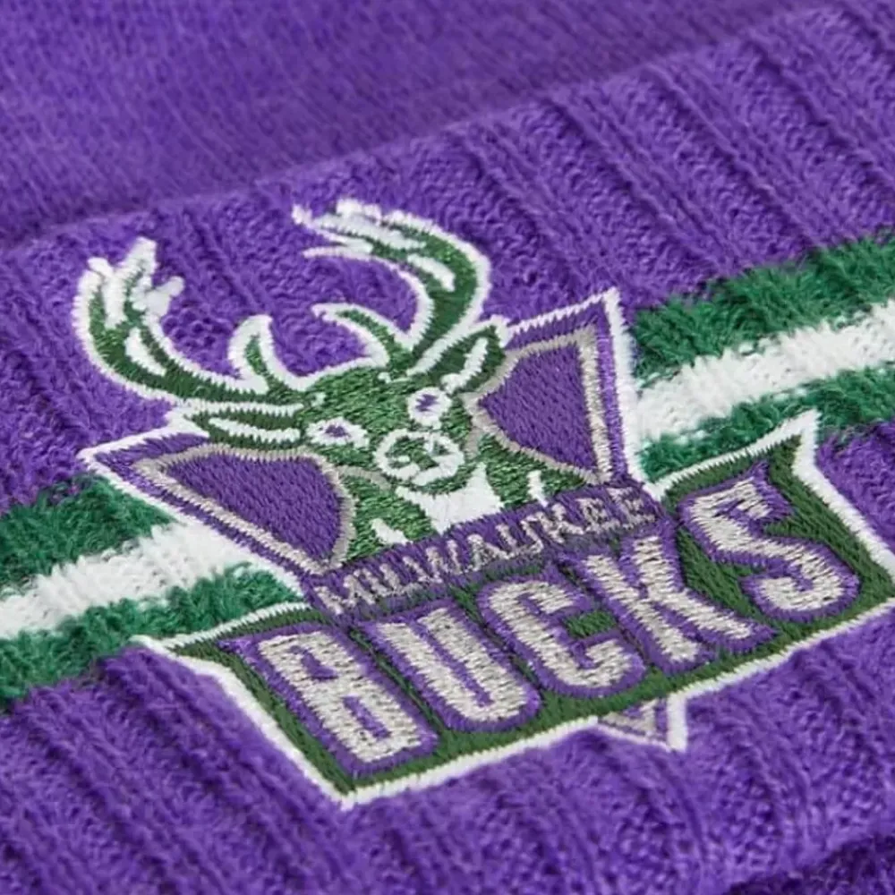 Headwear Mitchell & Ness -Swingman Cuff Knit Hwc Milwaukee Bucks