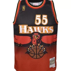 Apparel Mitchell & Ness Big Kids-Swingman Jersey Atlanta Hawks 1996-97 Dikembe Mutombo