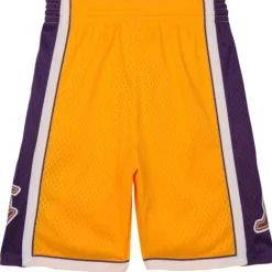 Apparel Mitchell & Ness Big Kids-Swingman Los Angeles Lakers Home Shorts