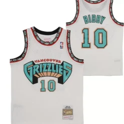 Apparel Mitchell & Ness Big Kids-Swingman Mike Bibby Vancouver Grizzlies Home Jersey