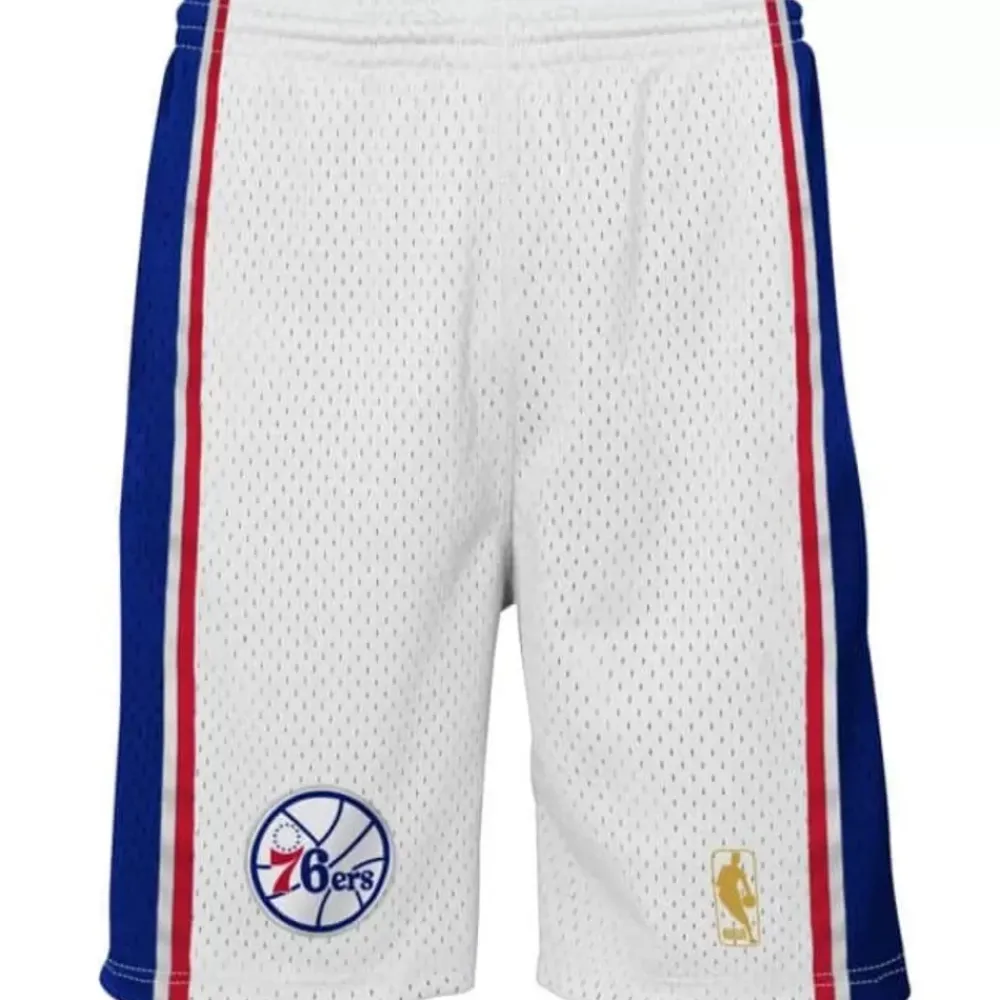 Apparel Mitchell & Ness Big Kids-Swingman Philadelphia 76Ers Home 1996-97 Shorts