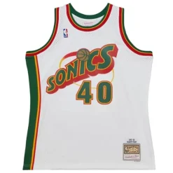 Jerseys Mitchell & Ness -Swingman Shawn Kemp Seattle Supersonics Home 1995-96 Jersey