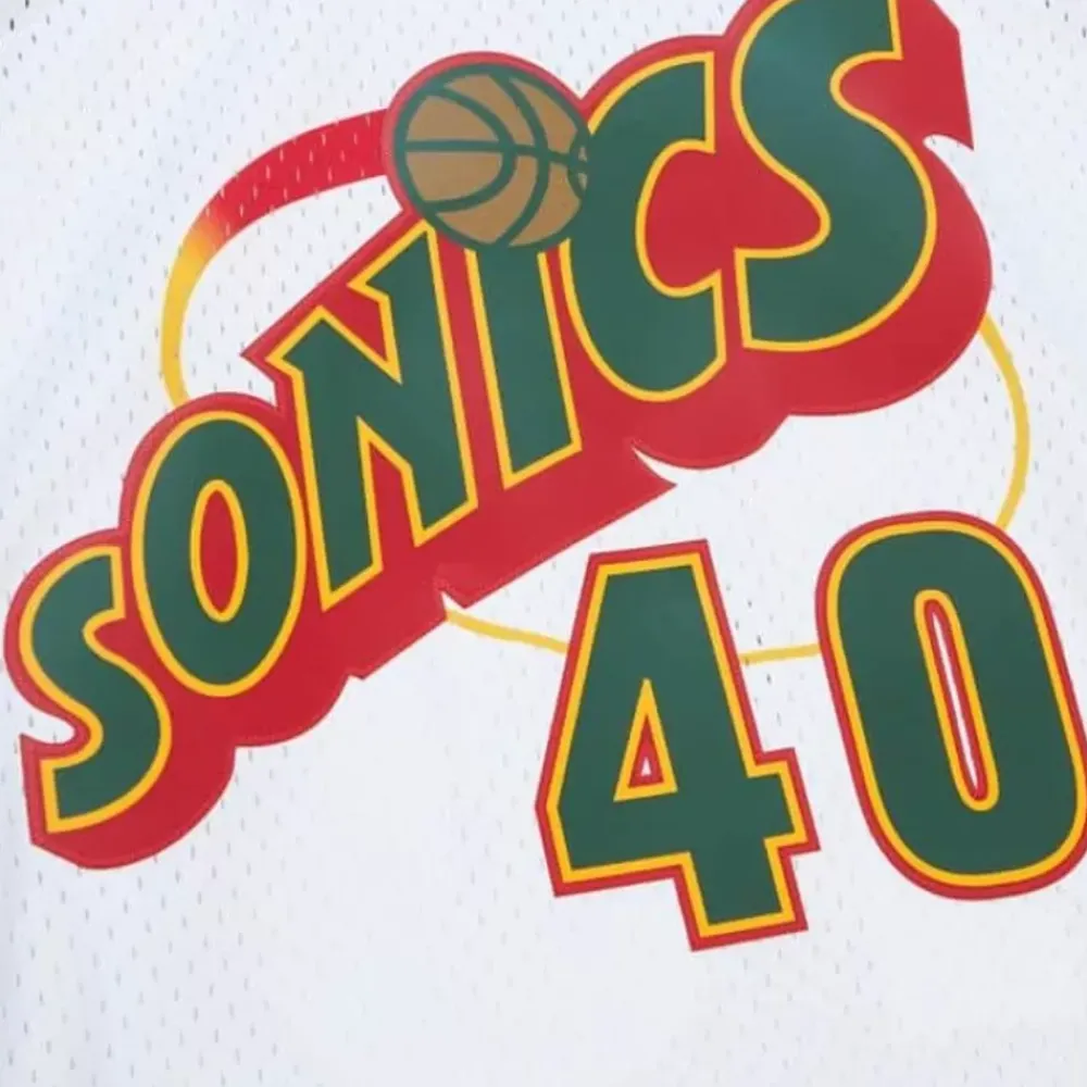 Jerseys Mitchell & Ness -Swingman Shawn Kemp Seattle Supersonics Home 1995-96 Jersey