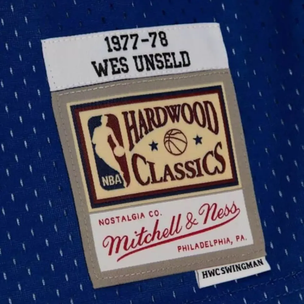 Jerseys Mitchell & Ness -Swingman Wes Unseld Washington Bullets 1977-78 Jersey