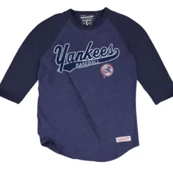 Apparel Mitchell & Ness T-Shirts & Tops-Tail Sweeper Raglan New York Yankees