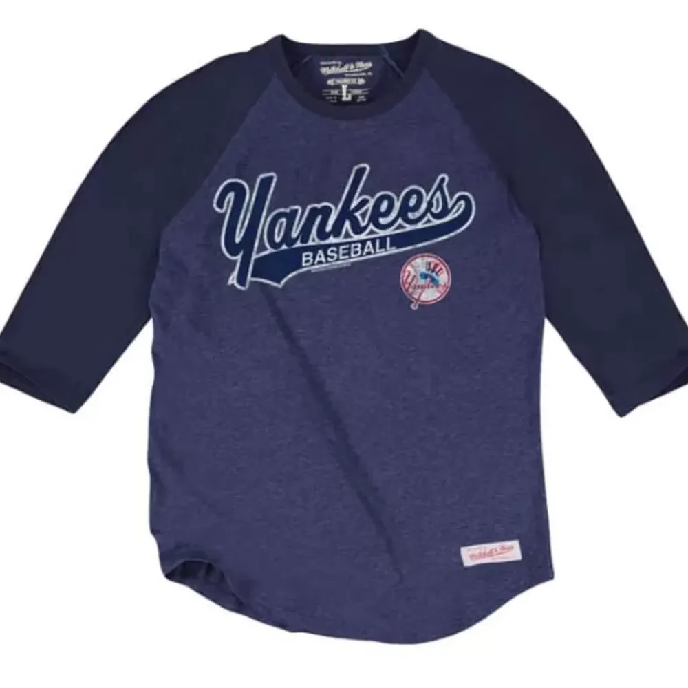 Apparel Mitchell & Ness T-Shirts & Tops-Tail Sweeper Raglan New York Yankees