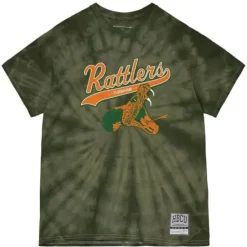 Apparel Mitchell & Ness T-Shirts & Tops-Tailsweep Tie Dye Tee Florida A&M University