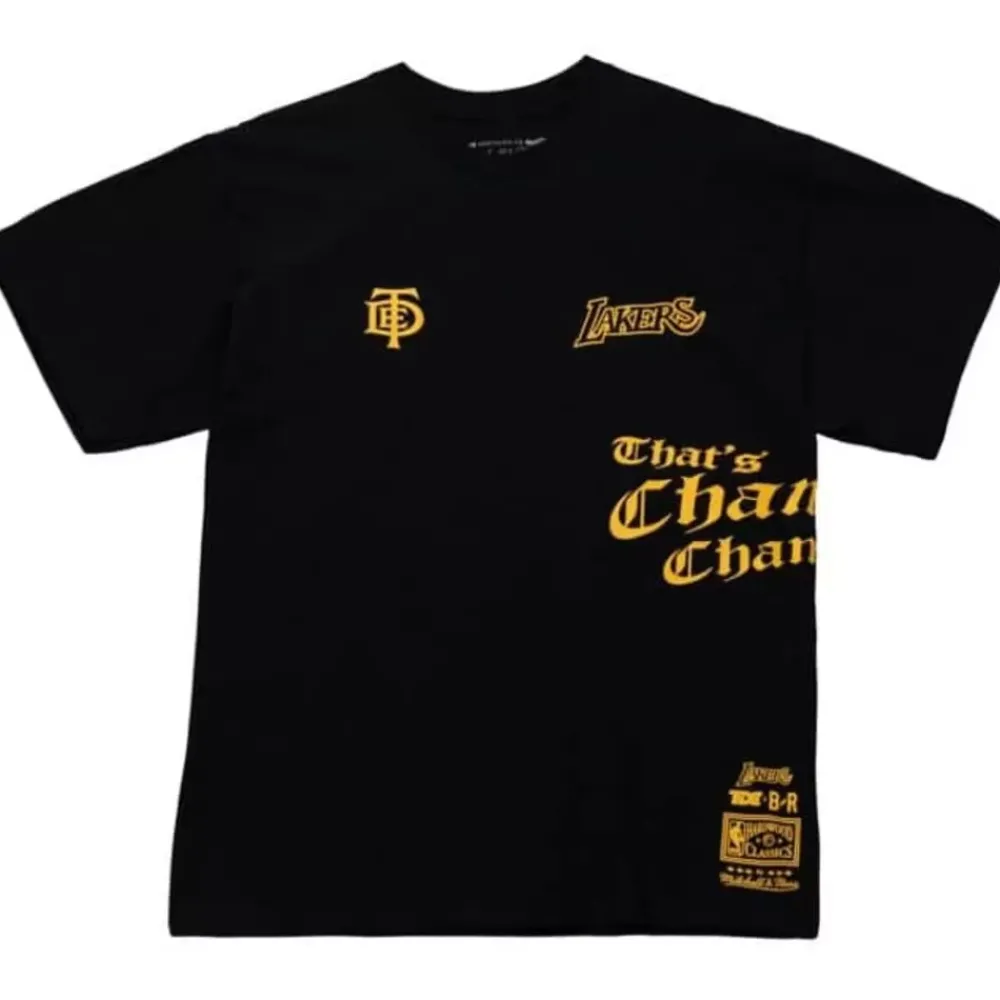 Apparel Mitchell & Ness T-Shirts & Tops-Tde X Br Remix Ss Tee Los Angeles Lakers