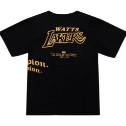 Apparel Mitchell & Ness T-Shirts & Tops-Tde X Br Remix Ss Tee Los Angeles Lakers
