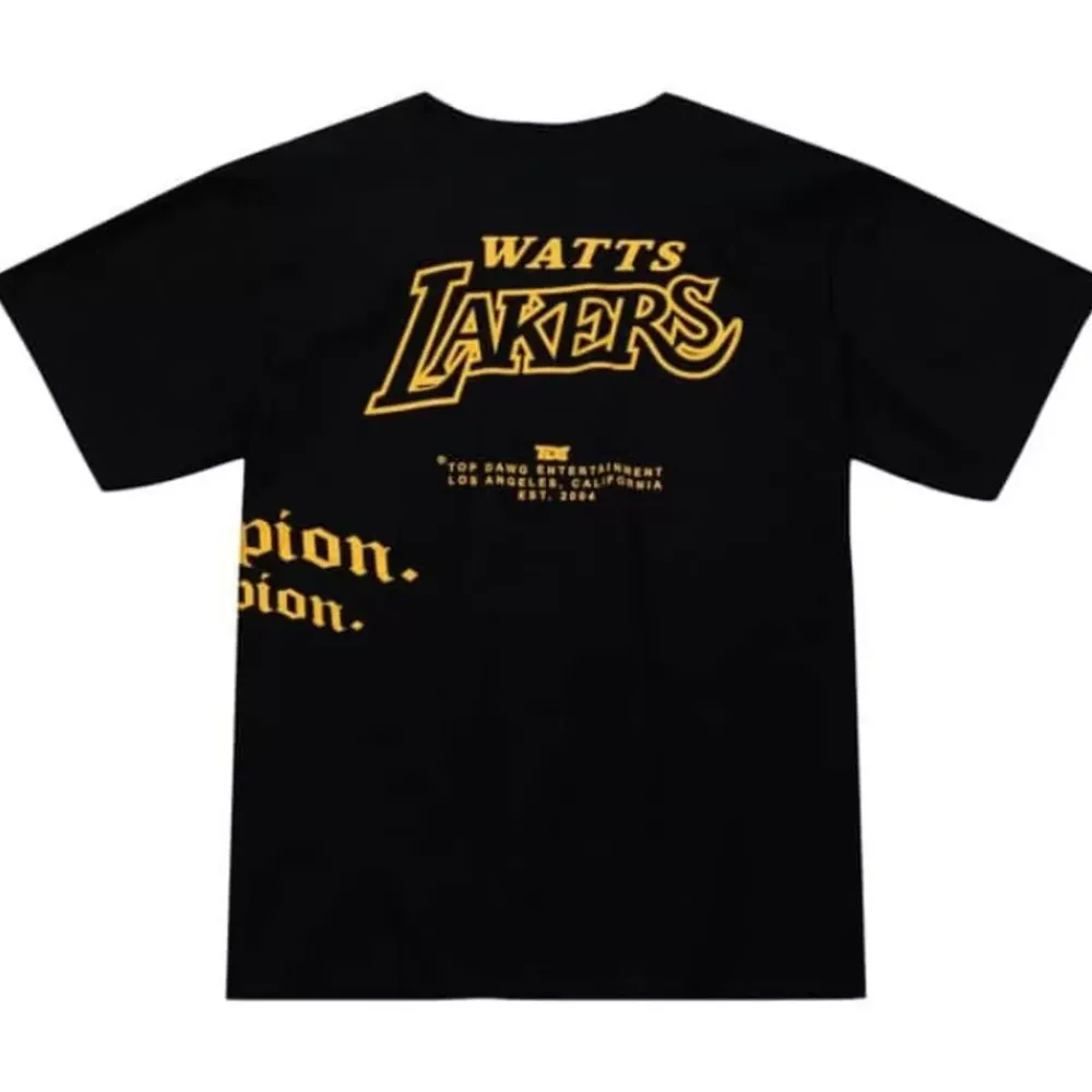 Apparel Mitchell & Ness T-Shirts & Tops-Tde X Br Remix Ss Tee Los Angeles Lakers