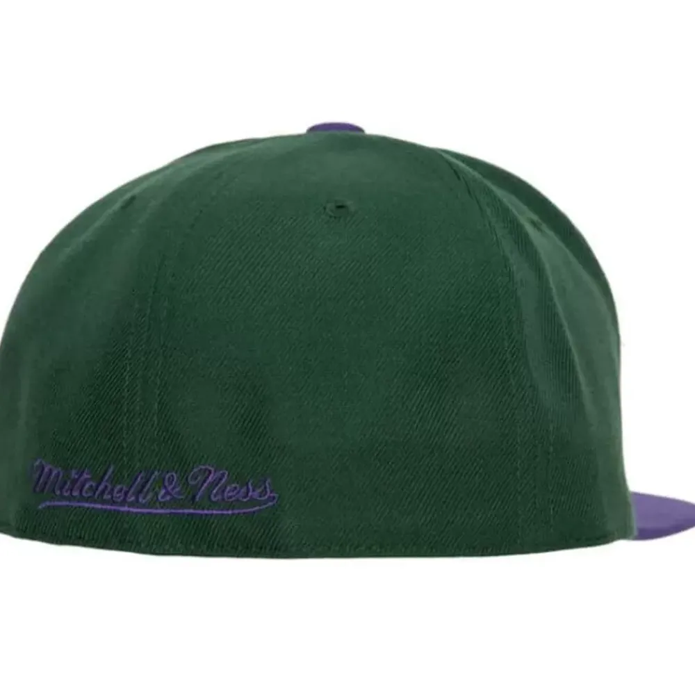 Headwear Mitchell & Ness -Team 2 Tone 2.0 Fitted Hwc Milwaukee Bucks