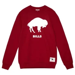 Apparel Mitchell & Ness Hoodies & Sweatshirts-Team Basic 1 Crew Buffalo Bills