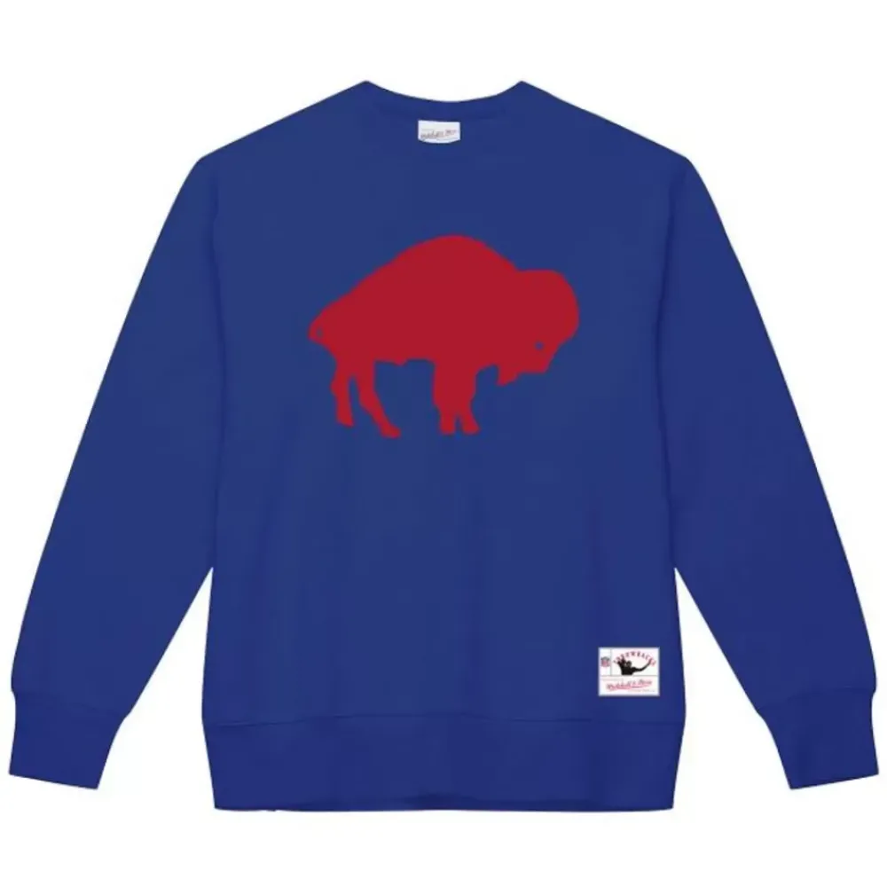 Apparel Mitchell & Ness Hoodies & Sweatshirts-Team Basic 2 Crew Buffalo Bills