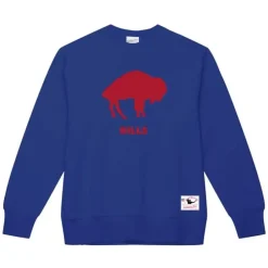 Apparel Mitchell & Ness Hoodies & Sweatshirts-Team Basic 1 Crew Buffalo Bills