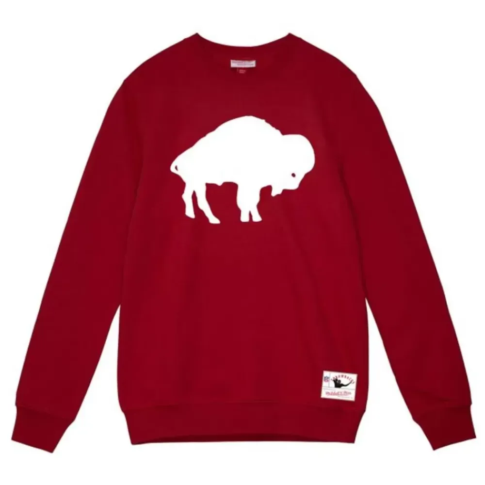 Apparel Mitchell & Ness Hoodies & Sweatshirts-Team Basic 2 Crew Buffalo Bills