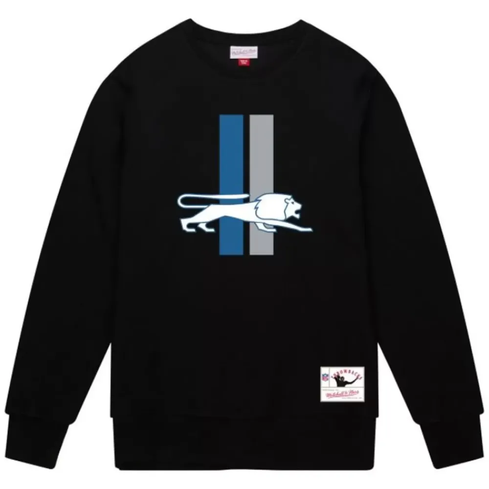 Apparel Mitchell & Ness Hoodies & Sweatshirts-Team Basic 1 Crew Detroit Lions