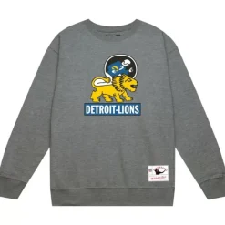 Apparel Mitchell & Ness Hoodies & Sweatshirts-Team Basic 2 Crew Detroit Lions