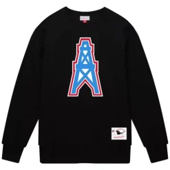 Apparel Mitchell & Ness Hoodies & Sweatshirts-Team Basic 1 Crew Houston Oilers