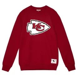 Apparel Mitchell & Ness Hoodies & Sweatshirts-Team Basic 1 Crew Kansas City Chiefs