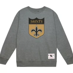 Apparel Mitchell & Ness Hoodies & Sweatshirts-Team Basic 1 Crew New Orleans Saints
