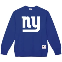 Apparel Mitchell & Ness Hoodies & Sweatshirts-Team Basic 1 Crew New York Giants