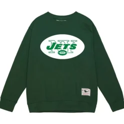 Apparel Mitchell & Ness Hoodies & Sweatshirts-Team Basic 3 Crew New York Jets