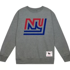 Apparel Mitchell & Ness Hoodies & Sweatshirts-Team Basic 3 Crew New York Giants