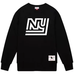 Apparel Mitchell & Ness Hoodies & Sweatshirts-Team Basic 3 Crew New York Giants