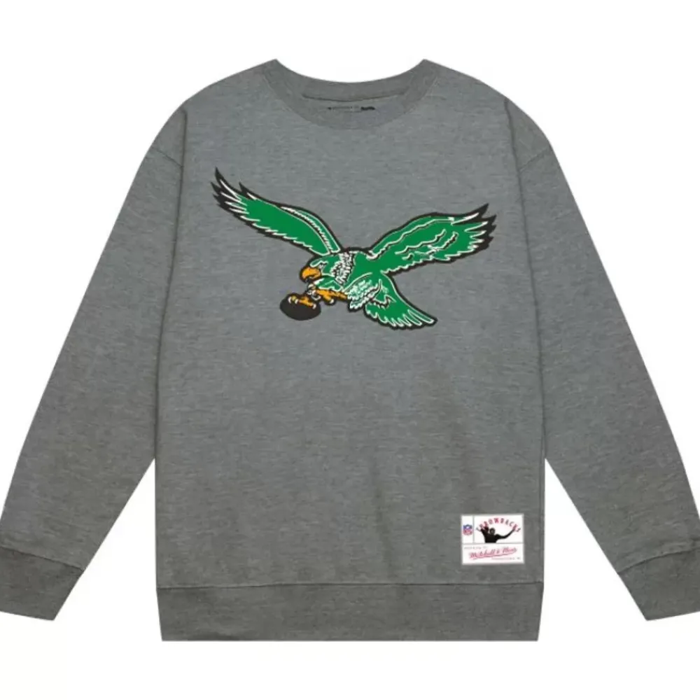 Apparel Mitchell & Ness Hoodies & Sweatshirts-Team Basic 1 Crew Philadelphia Eagles