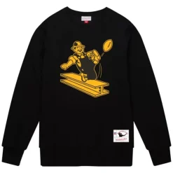 Apparel Mitchell & Ness Hoodies & Sweatshirts-Team Basic 1 Crew Pittsburgh Steelers