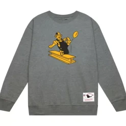 Apparel Mitchell & Ness Hoodies & Sweatshirts-Team Basic 1 Crew Pittsburgh Steelers
