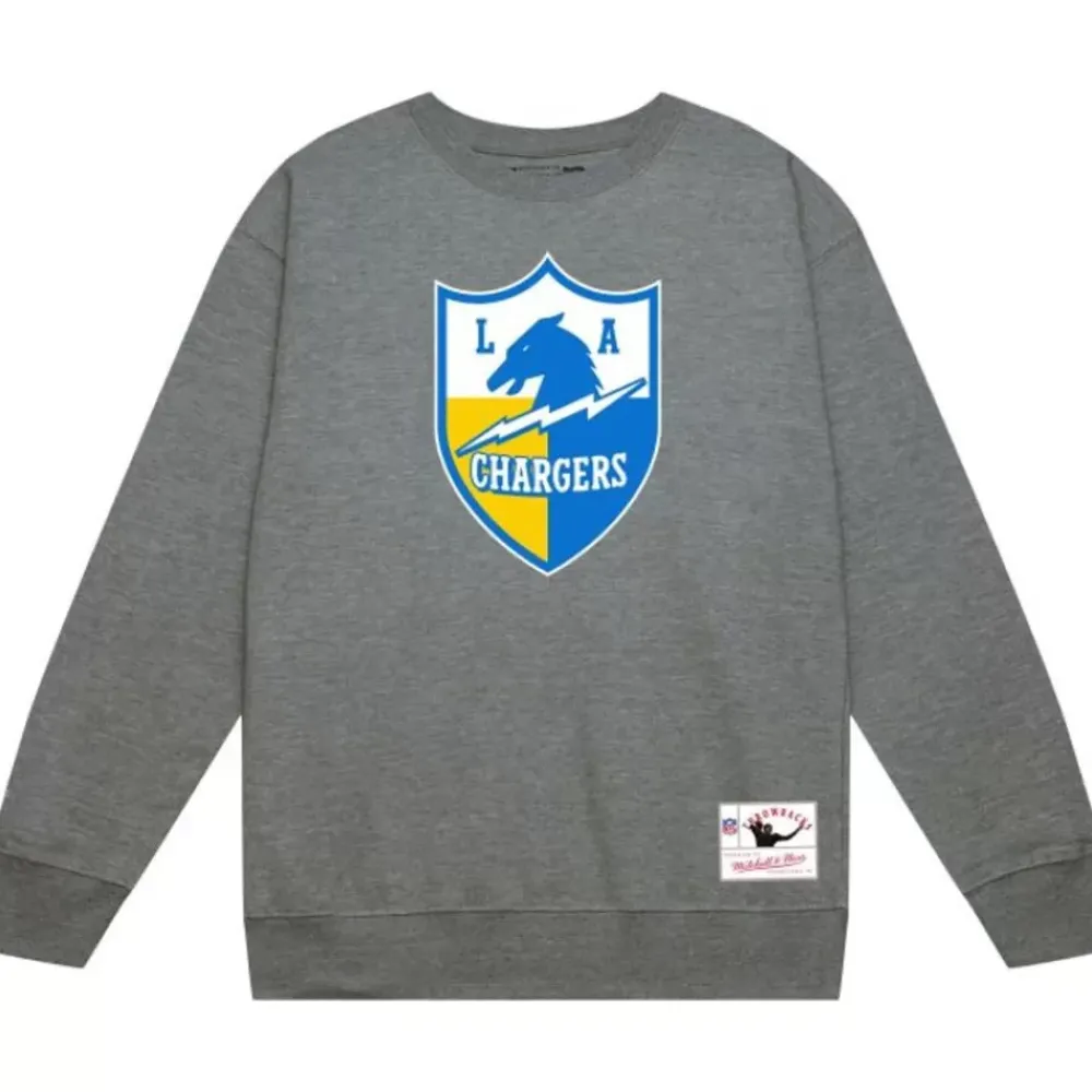 Apparel Mitchell & Ness Hoodies & Sweatshirts-Team Basic 1 Crew San Diego Chargers
