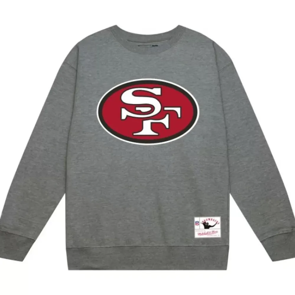 Apparel Mitchell & Ness Hoodies & Sweatshirts-Team Basic 1 Crew San Francisco 49Ers