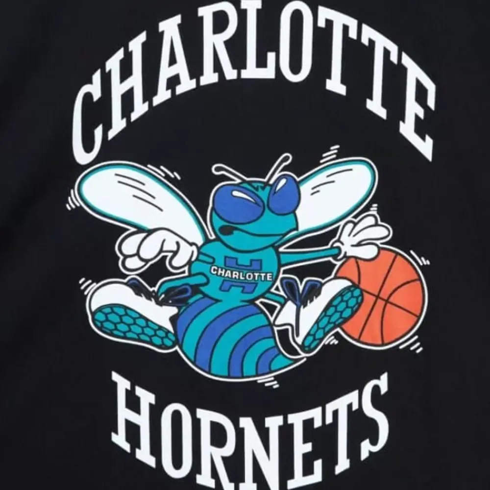 Apparel Mitchell & Ness T-Shirts & Tops-Team Basic 2 Tee Charlotte Hornets