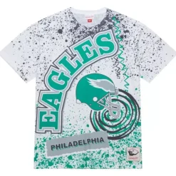 Apparel Mitchell & Ness T-Shirts & Tops-Team Burst Sublimated S/S Tee Philadelphia Eagles
