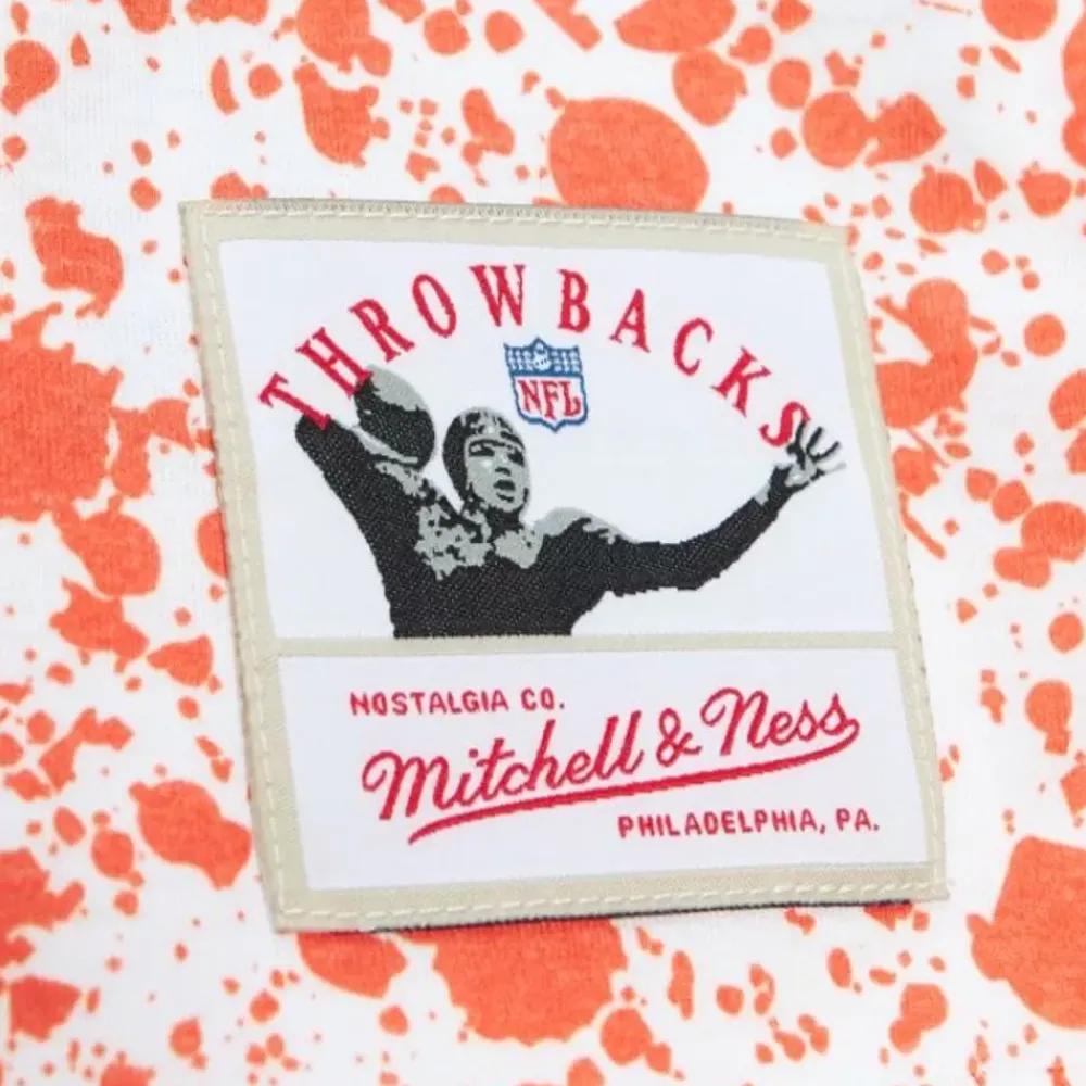 Apparel Mitchell & Ness T-Shirts & Tops-Team Burst Sublimated S/S Tee Miami Dolphins